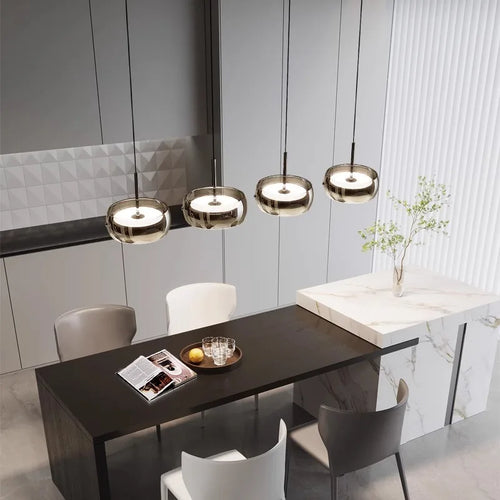 lustre décoratif pour intérieur avec lampes suspendues - vue 4 sur 11