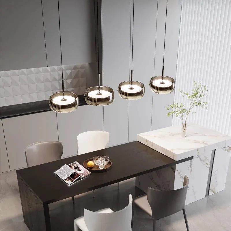 lustre décoratif pour intérieur avec lampes suspendues - vue 3 sur 11