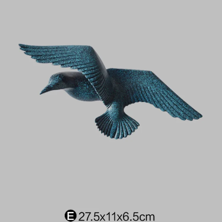 décoration murale créative mouette oiseau pour intérieur - vue 28 sur 36