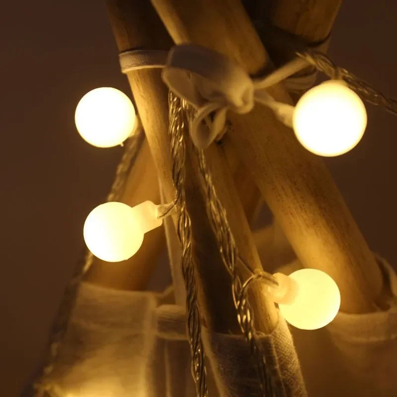 guirlande lumineuse led étanche pour extérieur jardin mariage décoration - vue 3 sur 9