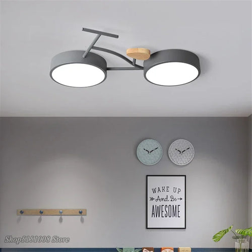 plafonnier led nordique 3 températures de couleur pour vélo - vue 9 sur 9