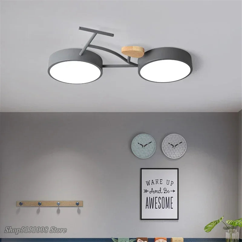 plafonnier led nordique 3 températures de couleur pour vélo - vue 9 sur 9