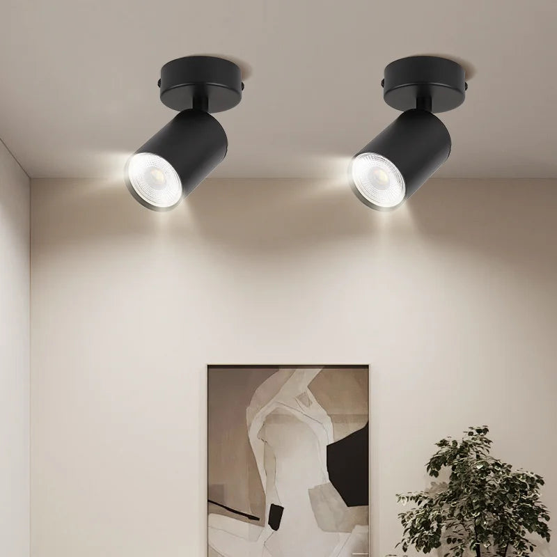 plafonnier led pour cuisine boutique couloir éclairage moderne - vue 4 sur 10