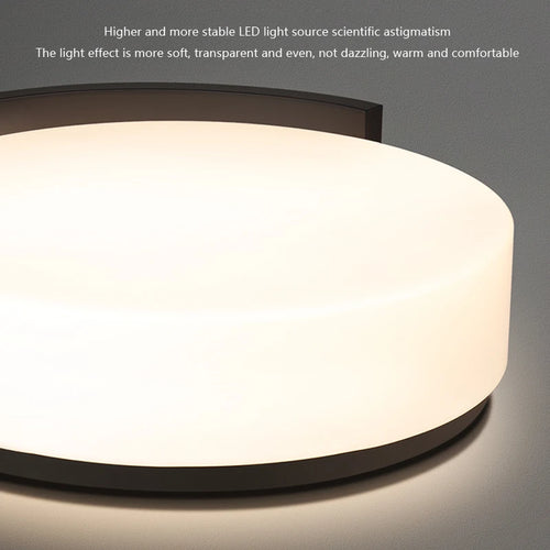 plafond moderne à leds simple décoratif lumière loft lampe ronde - vue 6 sur 10