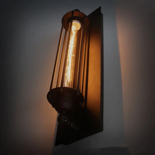 applique murale style industriel rétro led pour décoration intérieure - vue 5 sur 7