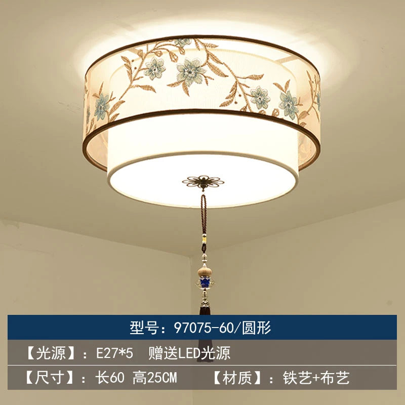 lustre chinois rétro pour un éclairage élégant et chaleureux - vue 12 sur 17