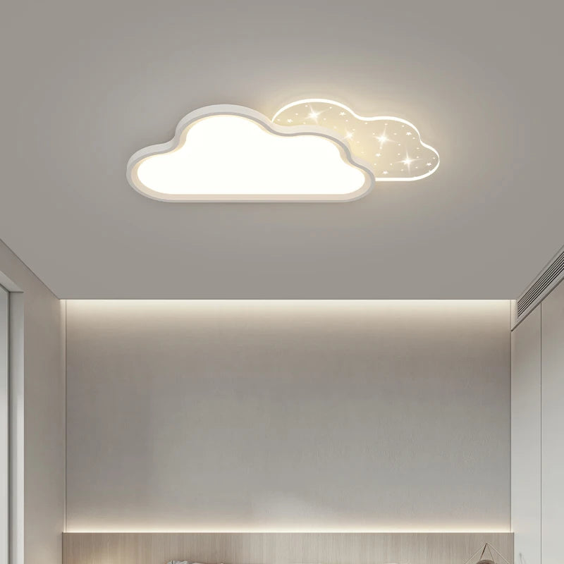 lustre nuage lumineux suspension décoration intérieure luminair - vue 5 sur 12