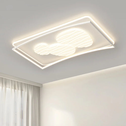 plafonnier led design nordique moderne luminaire décoratif simple - vue 6 sur 11