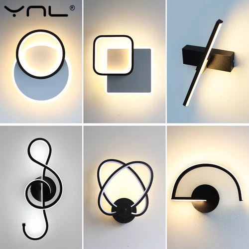 lampe led moderne applique nordique décor intérieur chevet allée salon - vue 2 sur 18