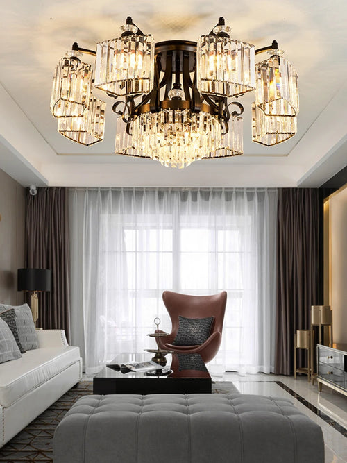 lustre à led postmoderne variable pour intérieur élégant 2024 - vue 10 sur 16