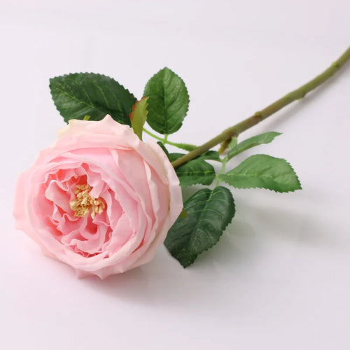 rose de thé artificielle en latex pour décoration et événements - vue 12 sur 11