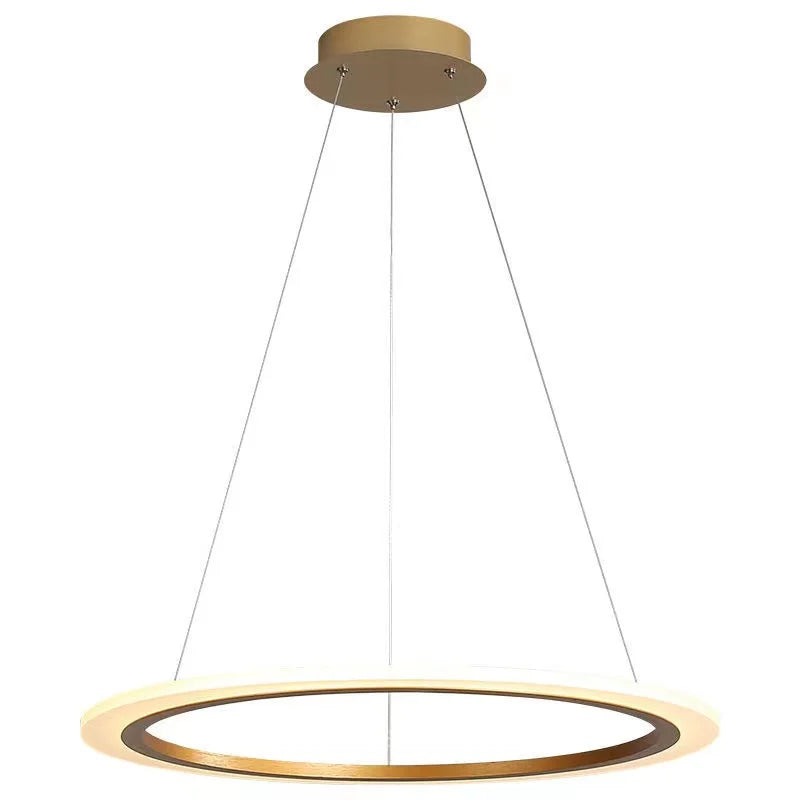 Lustre anneau LED salon minimaliste - vue 6 sur 9