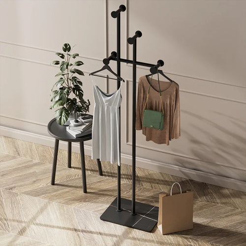 porte-vêtements en fer forgé pour une décoration élégante et moderne - vue 2 sur 15