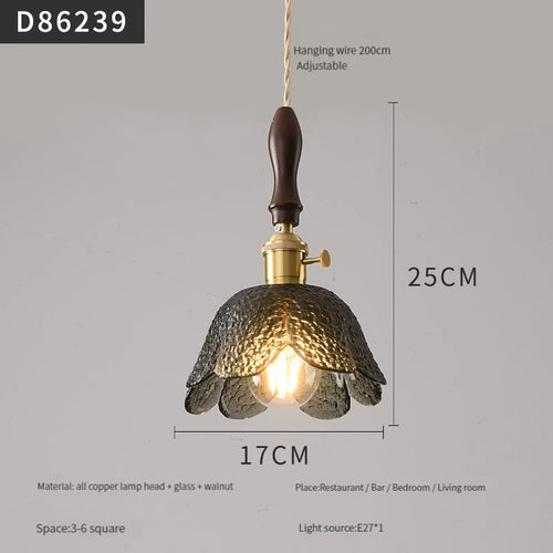 suspension moderne en laiton et verre pour intérieur - vue 15 sur 30