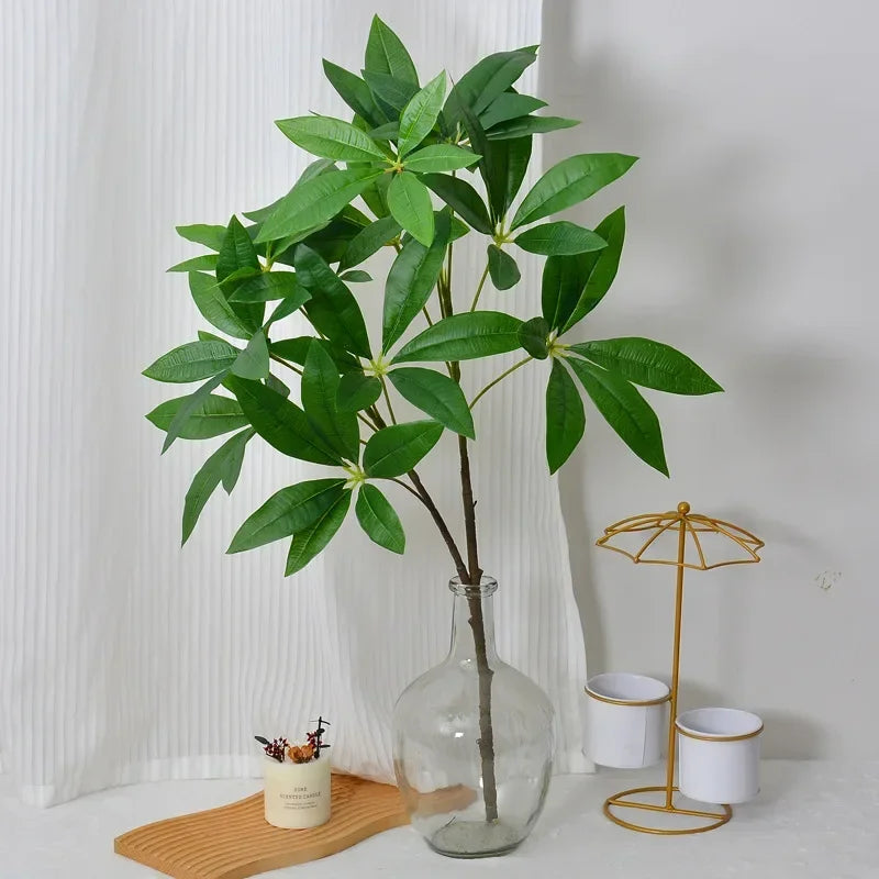 plantes artificielles décoration arbre de fortune feuillage vert - vue 3 sur 8