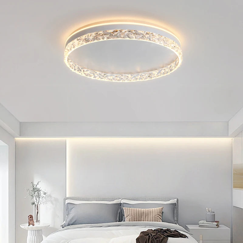 plafonnier moderne luxe diamant design éclairage décoratif intérieur - vue 5 sur 8