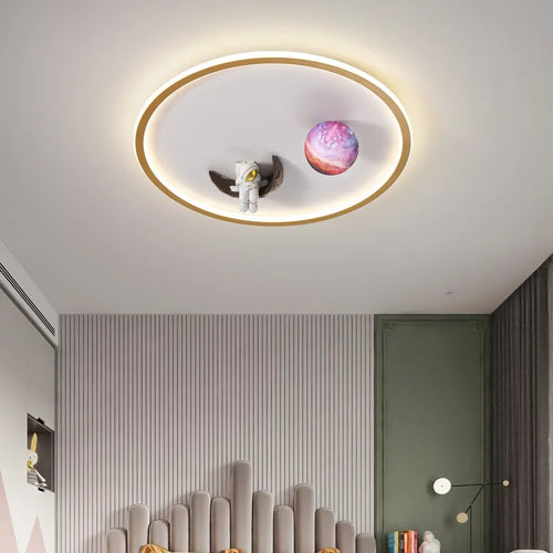 SANDYHA moderne espace planète plafonnier lampe de dessin animé chambre d'enfants Lampa Sufitowa Techo Plafonnier lampara Colgantes Para - vue 5 sur 16