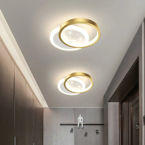 plafonnier led minimaliste moderne pour extérieur - vue 2 sur 14