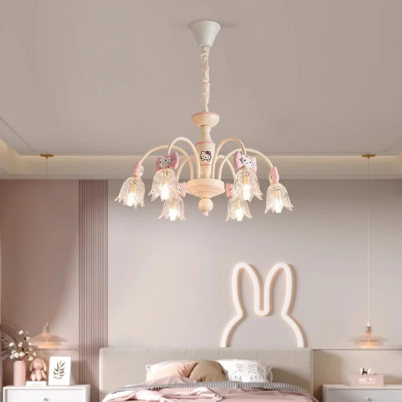 lustre créatif mignon pour chambre de princesse enfant - vue 3 sur 8