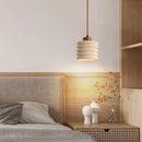 lustre wabi-sabi design bois décoration intérieure suspension