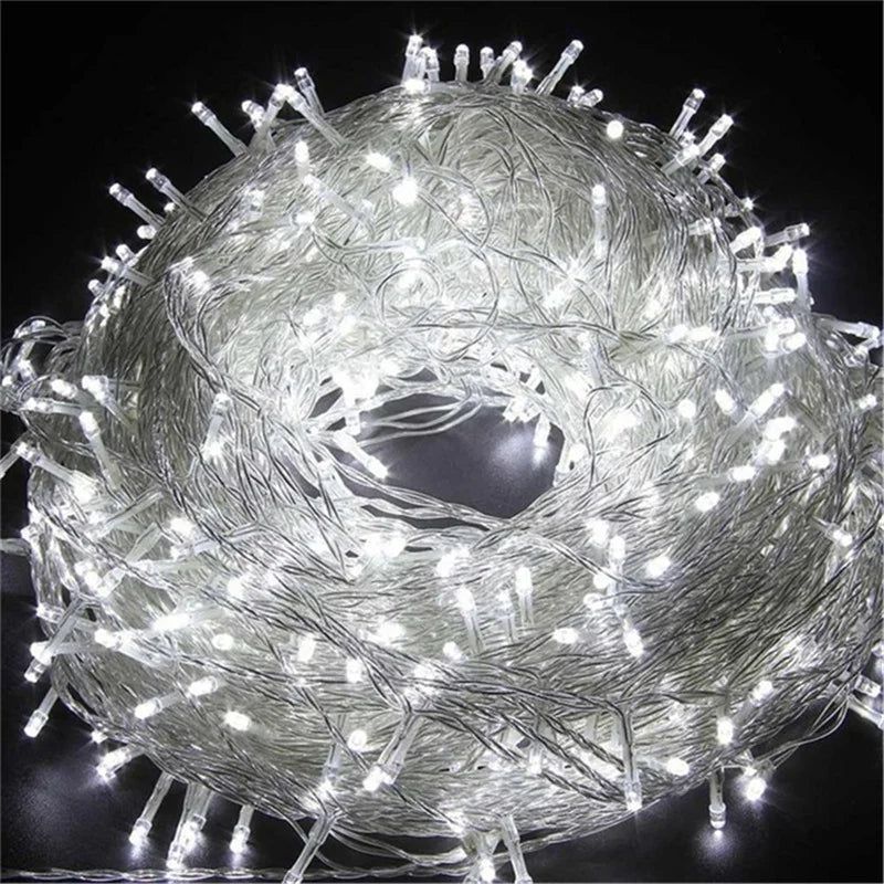 guirlande lumineuse led pour décoration intérieur extérieur festive - vue 6 sur 9