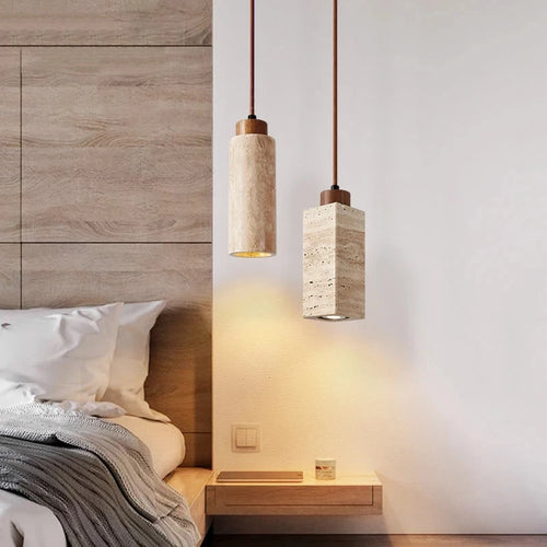 ensemble de 3 suspensions wabi sabi naturelles led - vue 4 sur 14