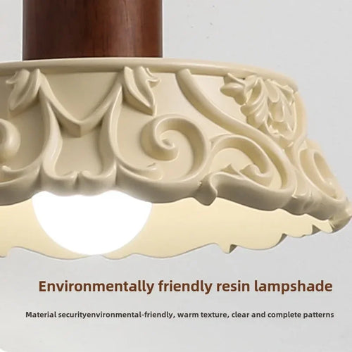 applique murale nordique en bois rétro pour décoration intérieure - vue 5 sur 7