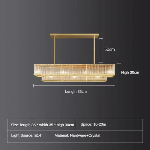 lustre en cristal rétro circulaire design pour décoration intérieure - vue 14 sur 15