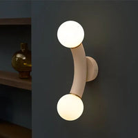 applique murale créative en forme de lune décorative pour éclairage intérieur