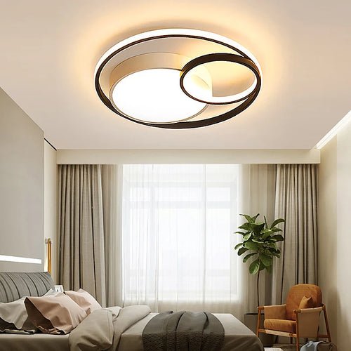 Plafond moderne à LEDs lumière salon chambre salle à manger plafonnier éclairage intérieur Dimmable décoratif maison lampes lumineuses - vue 4 sur 12