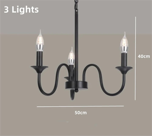 lustre rustique classique en fer pour décoration intérieure - vue 11 sur 10