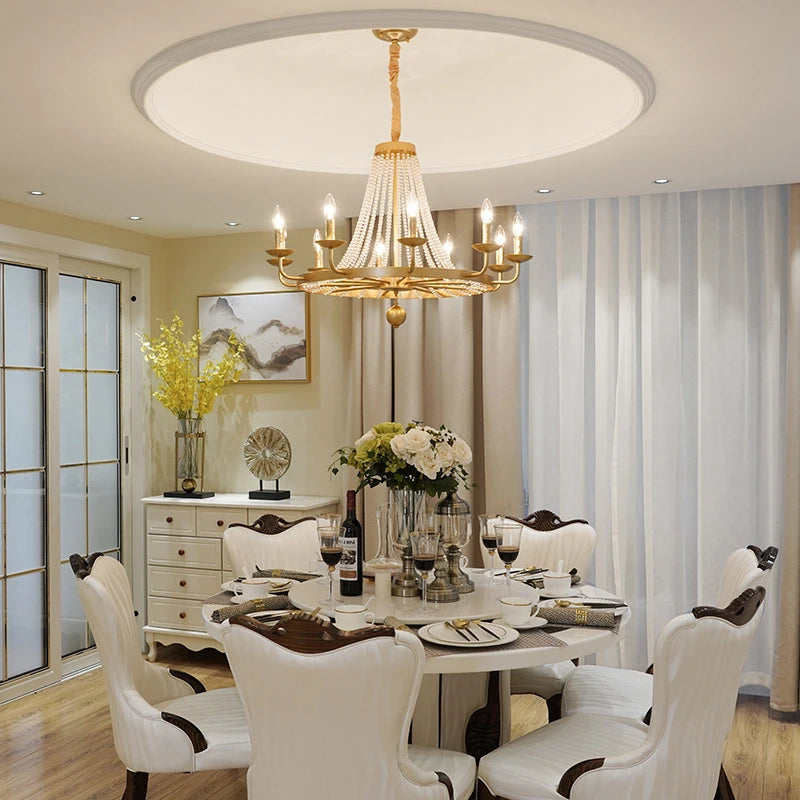 lustre cristal suspendu lumineux pour décoration intérieure élégante - vue 5 sur 18