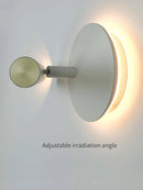 applique murale moderne minimaliste double source lumineuse rotative