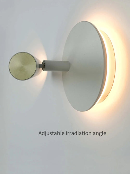 applique murale moderne minimaliste double source lumineuse rotative - vue 6 sur 8