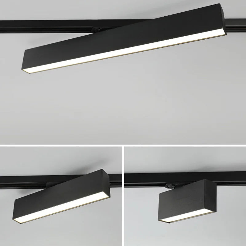 plafonnier cree led rail éclairage pour magasins et intérieurs modernes - vue 9 sur 22