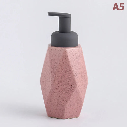 bouteille céramique distributeur savon liquide et gel douche - vue 16 sur 18