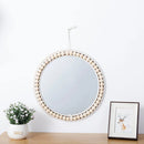 miroirs décoratifs en raphia pour une décoration murale élégante