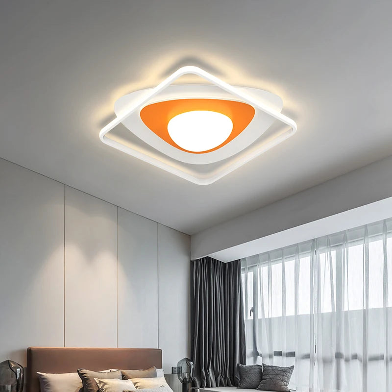 lustre led moderne nordique simple pour éclairage chaud - vue 5 sur 20