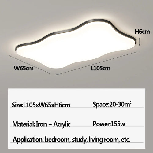 plafonnier moderne à leds pour éclairage intérieur suspendu - vue 15 sur 16