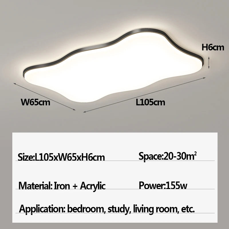plafonnier moderne à leds pour éclairage intérieur suspendu - vue 14 sur 16