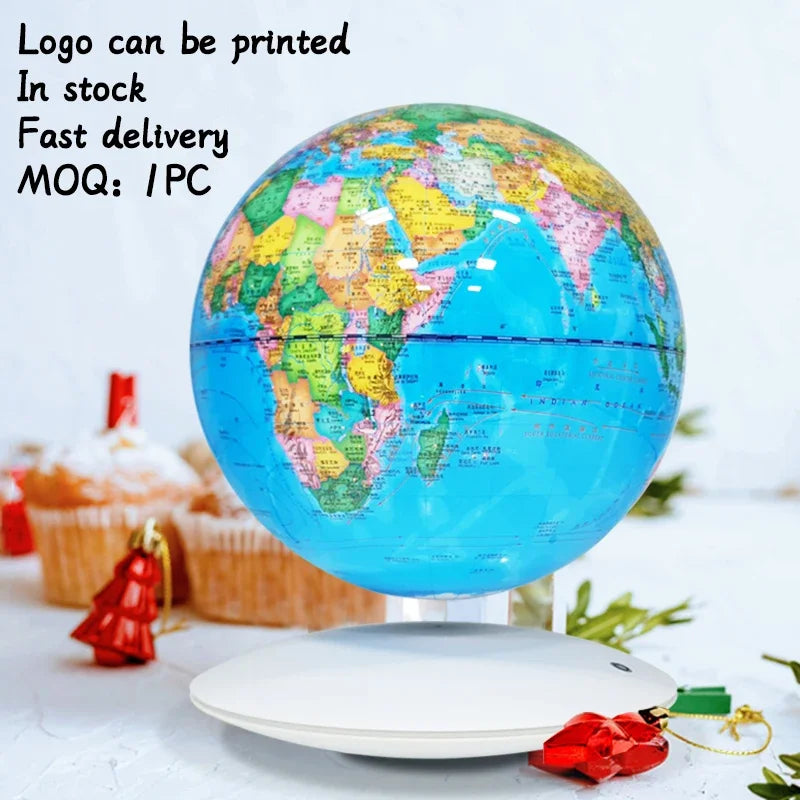 globe flottant rotatif magnétique pour décoration intérieure innovante - vue 2 sur 7
