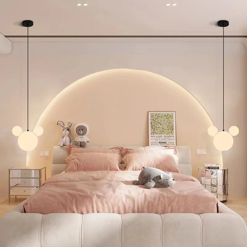 lustre mickey créatif et mignon pour enfants - vue 6 sur 6