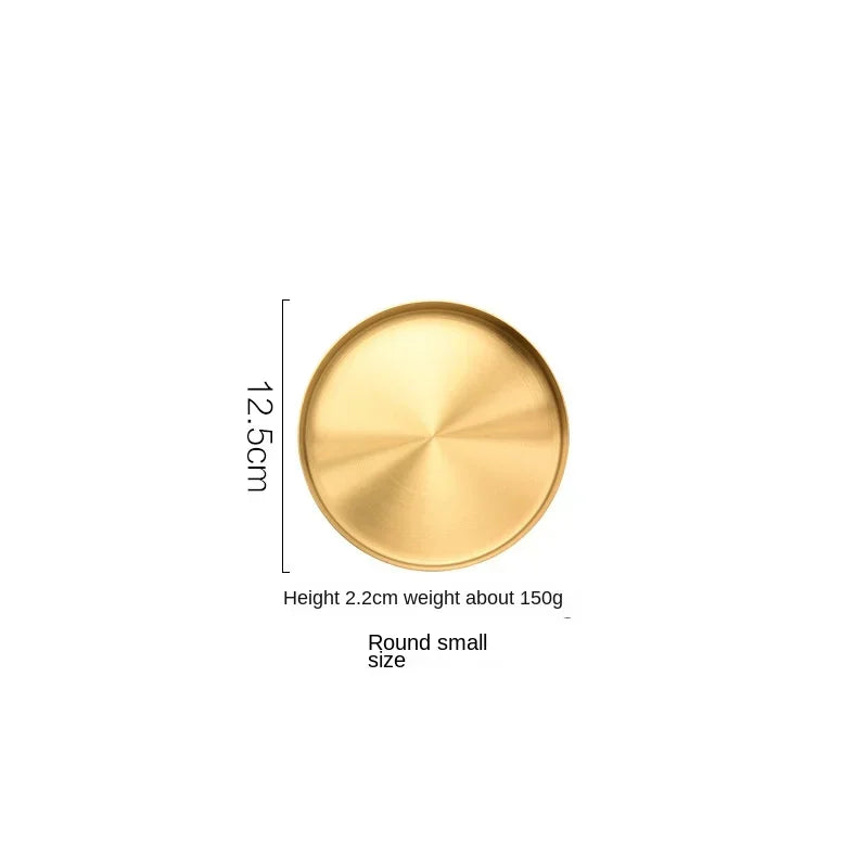 plateau de rangement en acier inoxydable pour bijoux et décorations - vue 12 sur 15