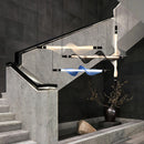 lustre design led acrylique tendance éclairage moderne 2024