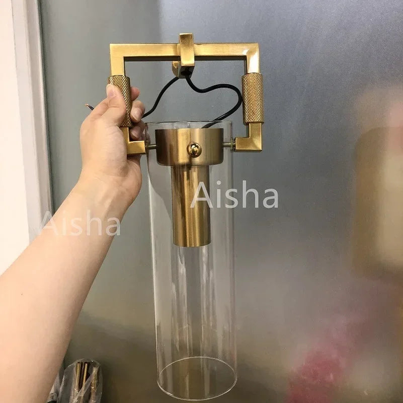 applique murale en verre style industriel rétro pour intérieur - vue 6 sur 9