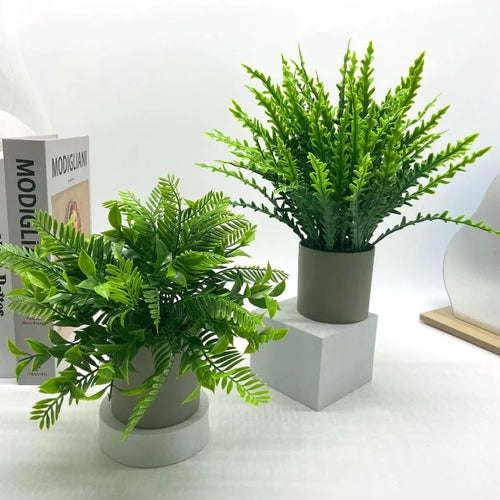 plantes artificielles bonsaï décorations de bureau et jardin - vue 5 sur 11