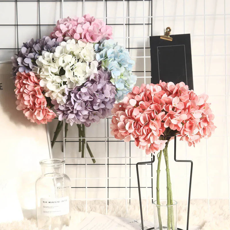 bouquet d'hortensia artificiel séché pour décoration de mariage - vue 3 sur 14