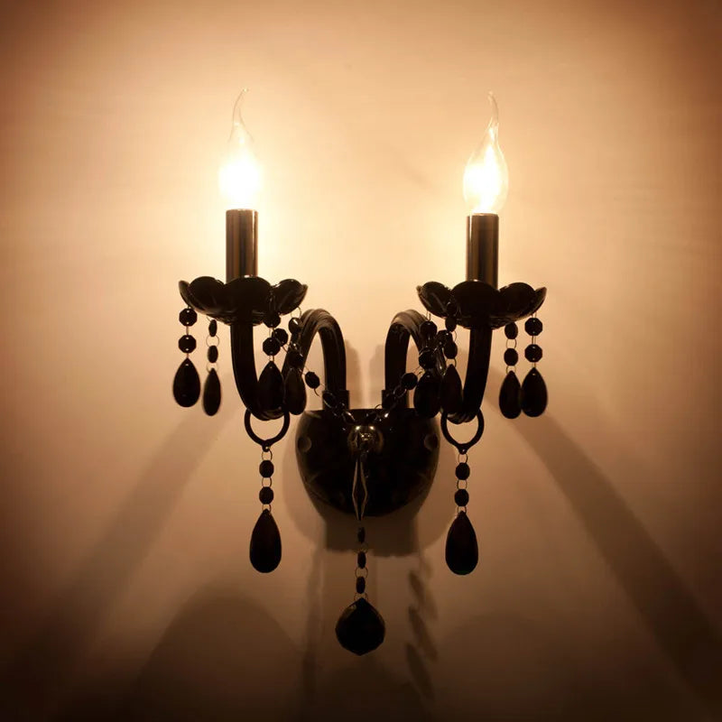 applique murale antique en cristal pour intérieur design élégant - vue 3 sur 10