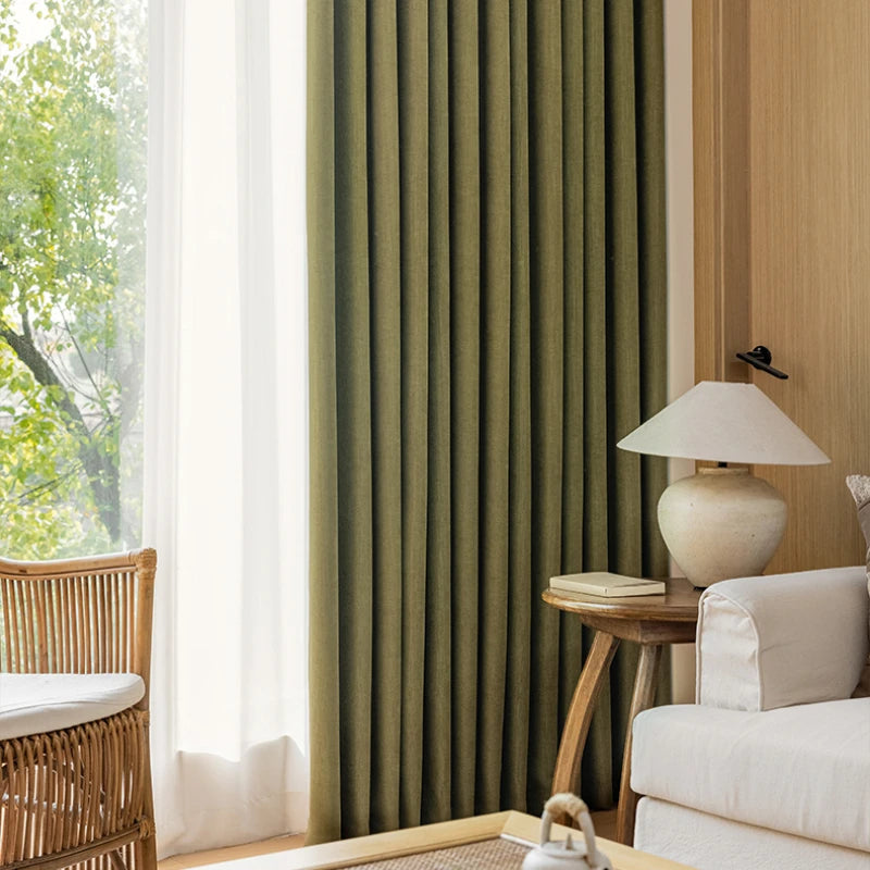 Rideau style américain moderne occultant salon chambre fenêtres - vue 4 sur 15