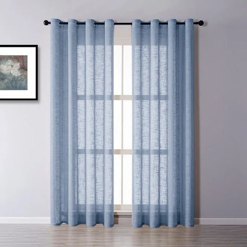 Voilage tulle uni sur mesure hauteur 310 cm - vue 2 sur 10